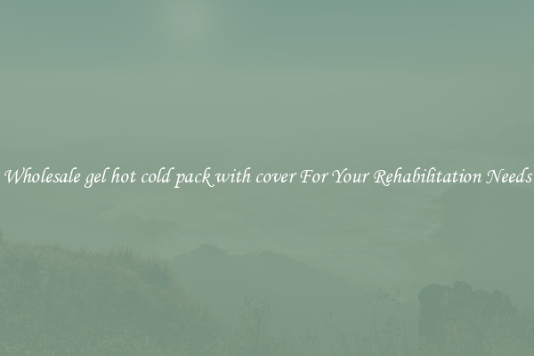 Wholesale gel hot cold pack with cover For Your Rehabilitation Needs