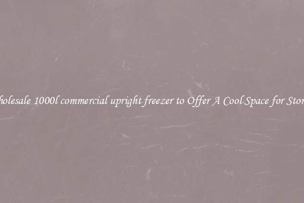 Wholesale 1000l commercial upright freezer to Offer A Cool Space for Storing