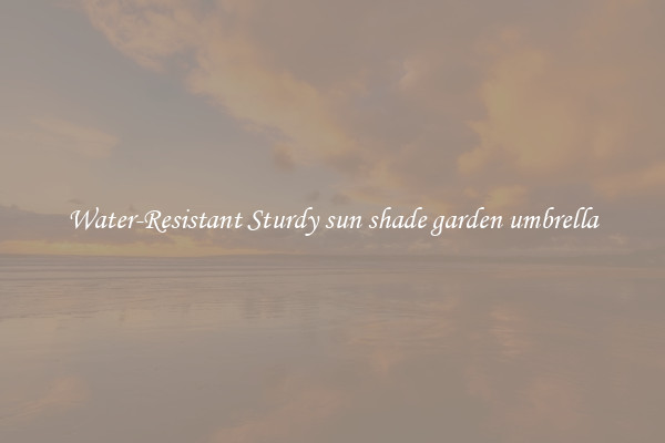 Water-Resistant Sturdy sun shade garden umbrella