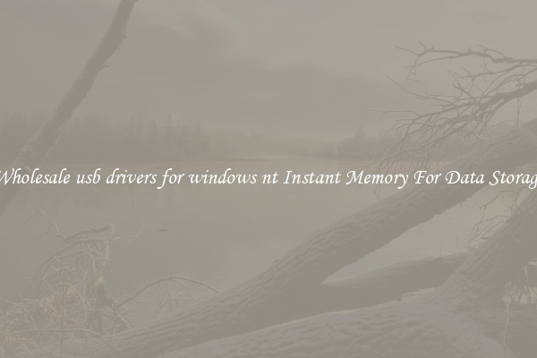 Wholesale usb drivers for windows nt Instant Memory For Data Storage