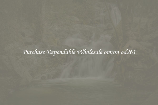 Purchase Dependable Wholesale omron od261