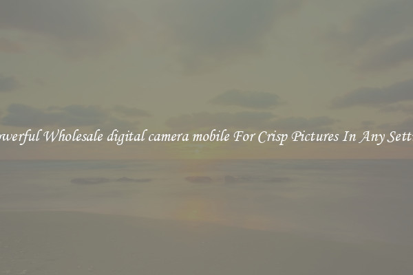 Powerful Wholesale digital camera mobile For Crisp Pictures In Any Setting