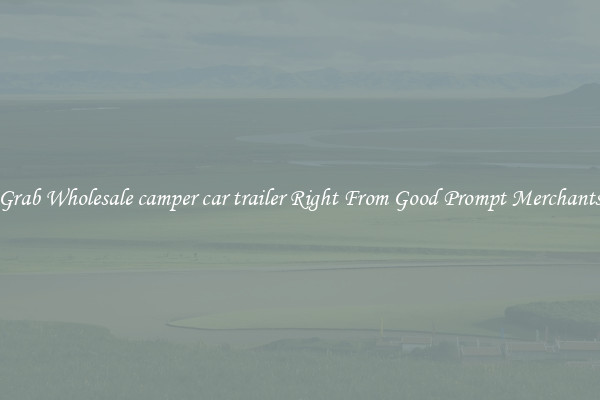 Grab Wholesale camper car trailer Right From Good Prompt Merchants