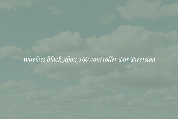 wireless black xbox 360 controller For Precision