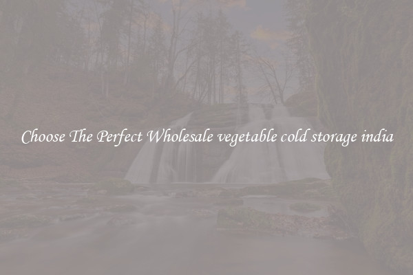 Choose The Perfect Wholesale vegetable cold storage india