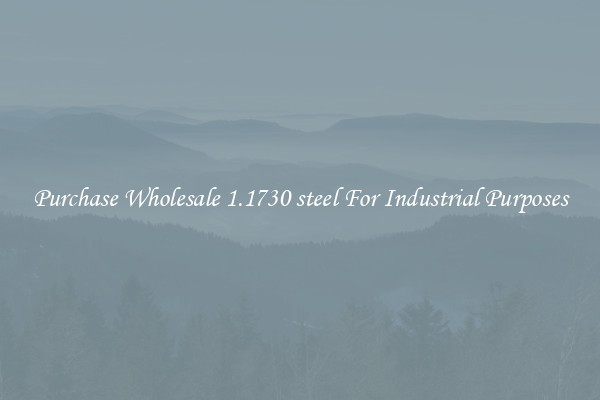 Purchase Wholesale 1.1730 steel For Industrial Purposes
